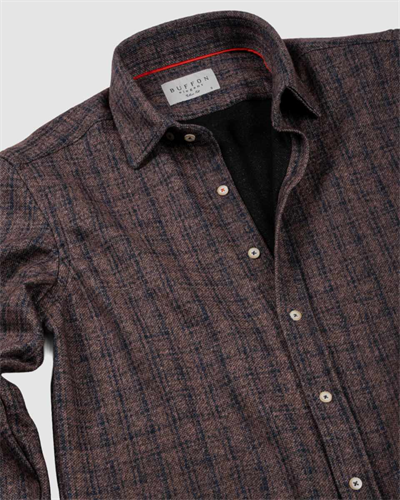 Bfn.2300-3 Çizgili Örme Gömlek