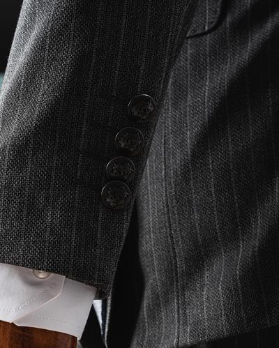 Ech. 2344 Dokulu Dar Çizgili Kruvaze Takım