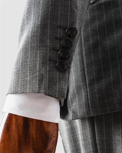 Ech. 2344 Dokulu Dar Çizgili Kruvaze Takım