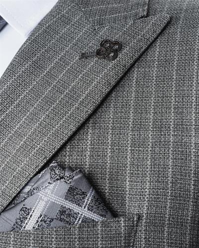 Ech. 2344 Dokulu Dar Çizgili Kruvaze Takım