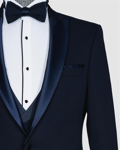 Ech.6125 Saten Kırlangıç Yaka Damatlık