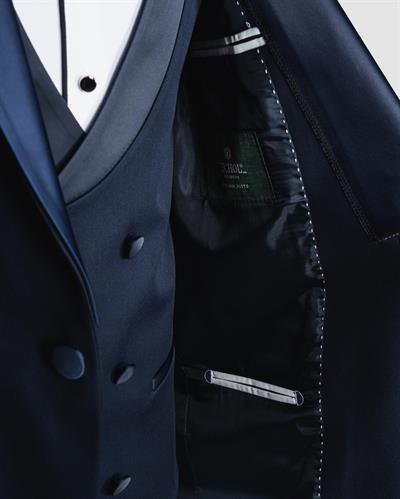 Ech.6125 Saten Kırlangıç Yaka Damatlık