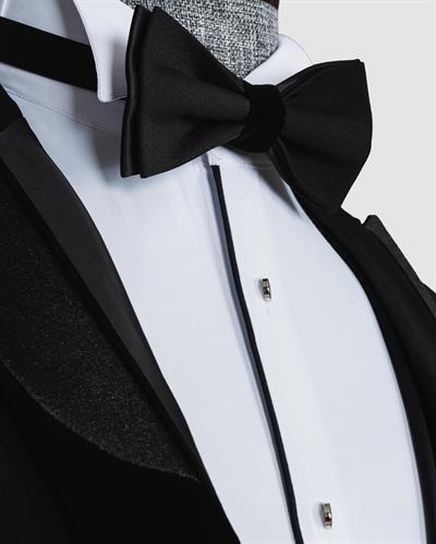 Ech.5689-07 Simli Çıkmayaka Yelekli Damatlık