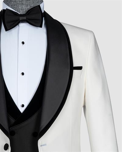 Ssa.5567 Luxury Şal Yaka Damatlık