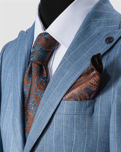 Ssa. Çizgili Keten Takım