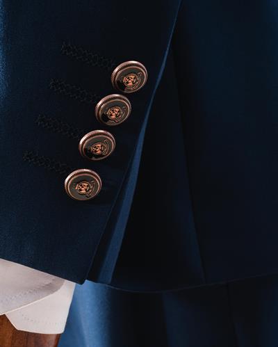 Ech.508-2471 Düz Kumaş Kruvaze Takım Elbise