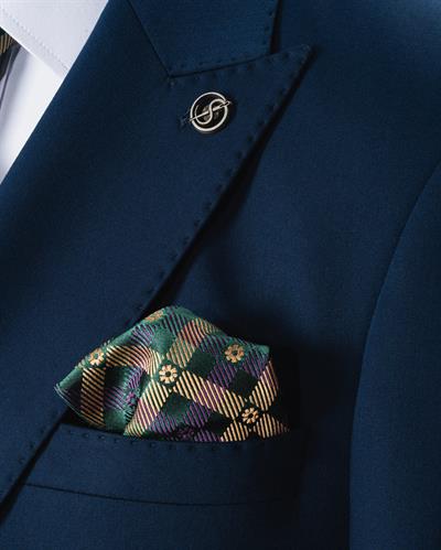 Ech.508-2471 Düz Kumaş Kruvaze Takım Elbise