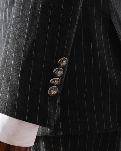 Ech. 2344 Beyaz Çzg. Krvz. Takım Elbise