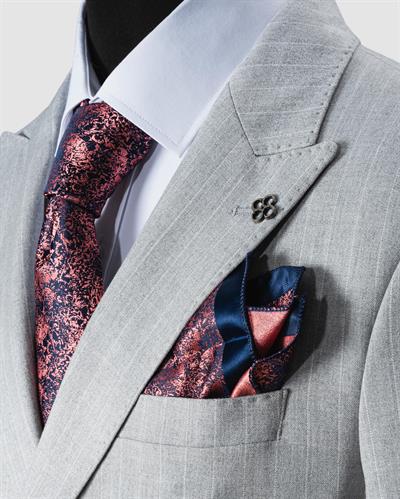 Ech. 2344 Beyaz Çzg. Krvz. Takım Elbise