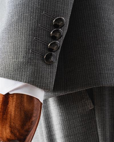 Ech. 513 İnce Çizgili Kruvaze Takım Elbise