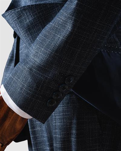 Ech. 2351-2750 Sivri Yaka Ekose Yelekli Takım