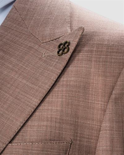 Ech.2359 Kendinden Desenli Yelekli Takım