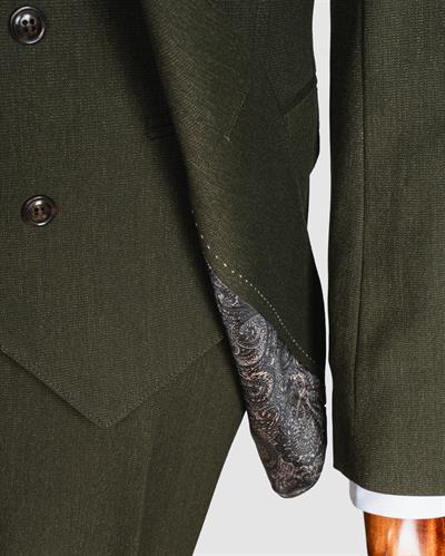 Ech.2351-2751 Kırcıllı Kumaş Kruvaze Takım Elbise