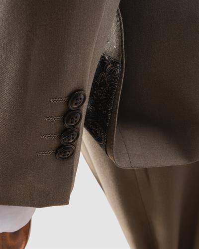 Ech. 2352 Düz Kumaş Yelekli Takım Elbise