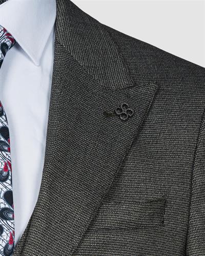 Ech. 2352 Mini Kazayağı Yelekli Takım Elbise