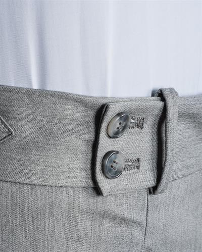 Ech.2774 Sivri Yaka Düz Kumaş Duble Paça Kruvaze Tke