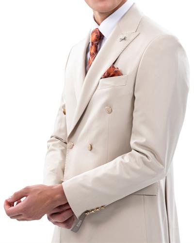 2115 Roma İtalyan Silik Omuz 4 Düğmeli Takım Elbise