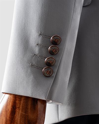 Ssa 2609 Düz Kumaş Kruvaze Duble Paça Takım Elbise