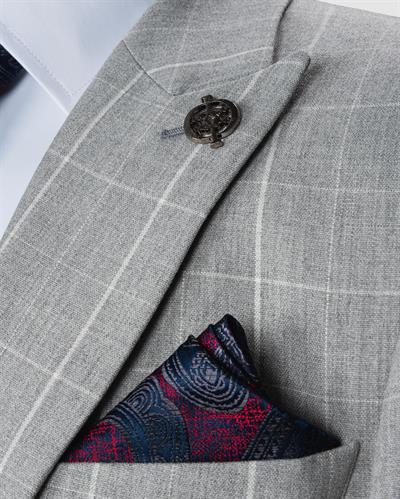 Ssa Prt 291 Ekose Yelekli Takım Elbise