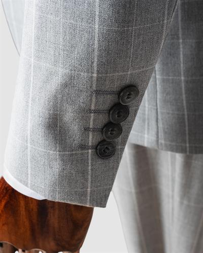 Ssa Prt 291 Ekose Yelekli Takım Elbise