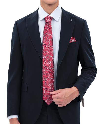 2116 Roma İtalyan Silik Omuz 2 Düğmeli Takım Elbise