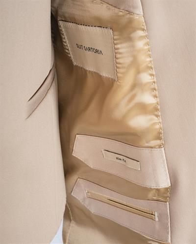 Ssa 2610 Düz Kumaş Yelekli & Duble Paça Takım