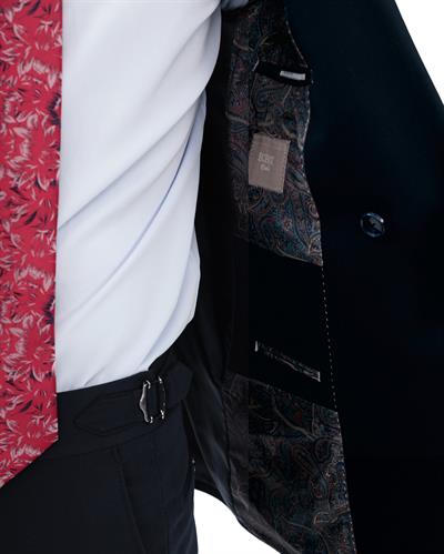 2120 Tek Düğmeli Tokalı Takım