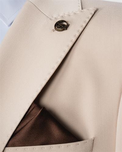 Ssa 2610 Düz Kumaş Yelekli & Duble Paça Takım