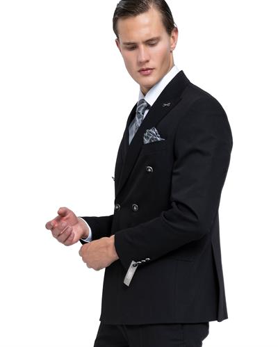 2115 Roma İtalyan Silik Omuz 4 Düğmeli Takım Elbise