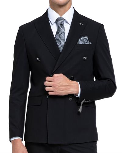 2115 Roma İtalyan Silik Omuz 4 Düğmeli Takım Elbise