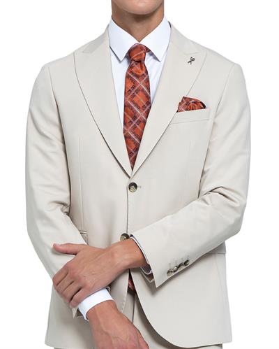 2116 Roma İtalyan Silik Omuz 2 Düğmeli Takım Elbise