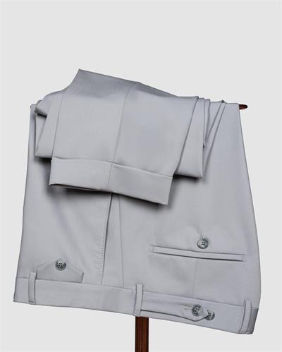 Ssa 2609 Düz Kumaş Kruvaze Duble Paça Takım Elbise