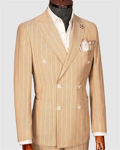 Ssa.2001/24  Kruvaze Keten Takım Çizgili