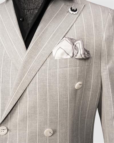 Ssa.2001/24  Kruvaze Keten Takım Çizgili