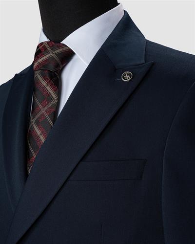 Ssa.2774 Metal Düğme Kruvaze Takım