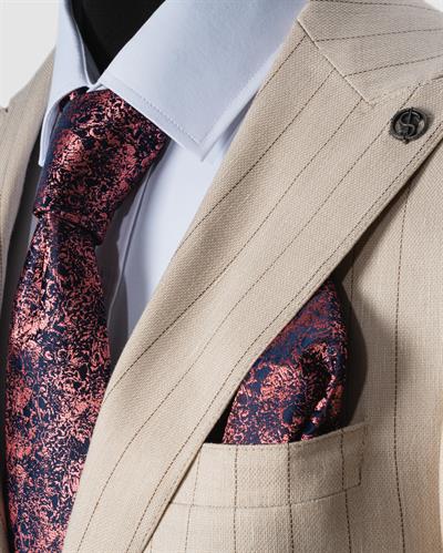 Ssa. Çizgili Keten Takım