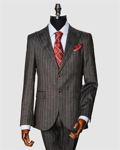 Ssa. Çizgili Keten Takım