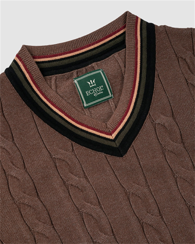 Tm.105 Saçlı V Yaka Triko