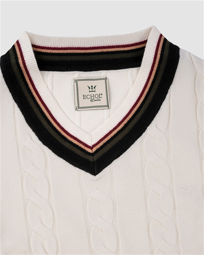 Tm.105 Saçlı V Yaka Triko