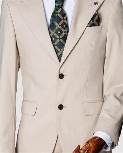 Ssa 2351 Kesik Çizgili Yelekli Takım