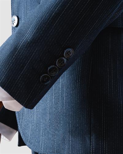 Ssa 2351 Kesik Çizgili Yelekli Takım