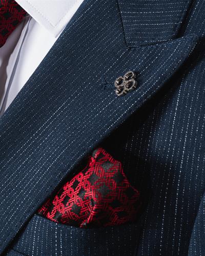 Ssa 2351 Kesik Çizgili Yelekli Takım