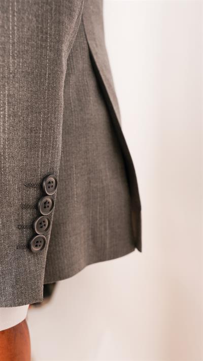 Ssa 2351 Kesik Çizgili Yelekli Takım