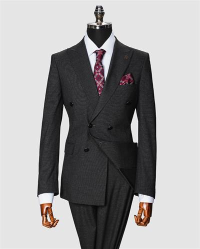 Ech. 513 İnce Çizgili Kruvaze Takım Elbise