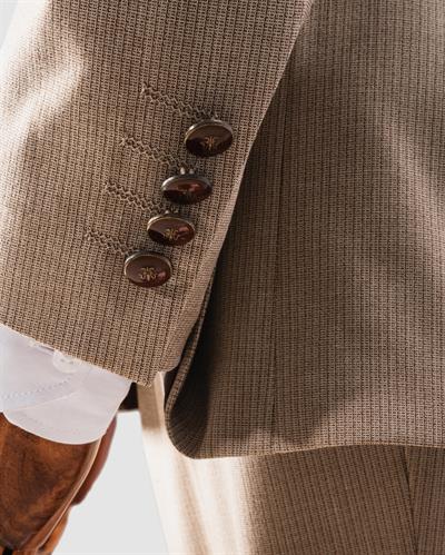 Ech. 513 İnce Çizgili Kruvaze Takım Elbise