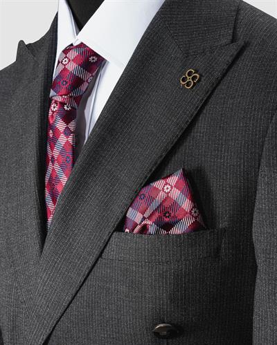 Ech. 513 İnce Çizgili Kruvaze Takım Elbise