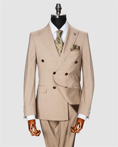 Ech. 513 İnce Çizgili Kruvaze Takım Elbise