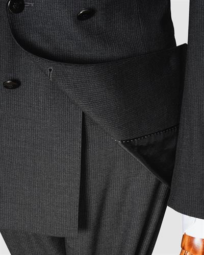 Ech. 513 İnce Çizgili Kruvaze Takım Elbise