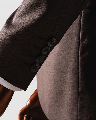 Ech.2359 Kendinden Desenli Yelekli Takım