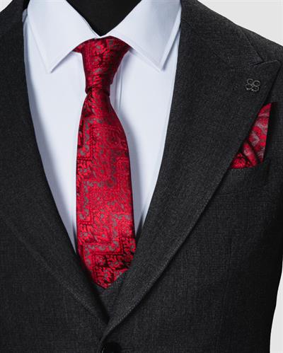 Ech.2351-2751 Kırcıllı Kumaş Kruvaze Takım Elbise